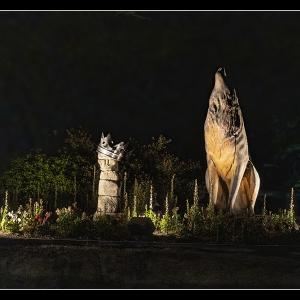 2022 =3rd Place Wolf guarding St Edmunds Crown by Chris Hale