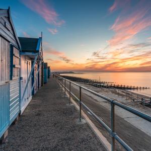 2023 1st place Sunrise beach huts by Rob Gray