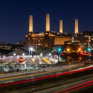 Lines to Battersea Power Station by Perry Andrews