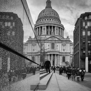 Reflecting St Pauls by Perry Andrews
