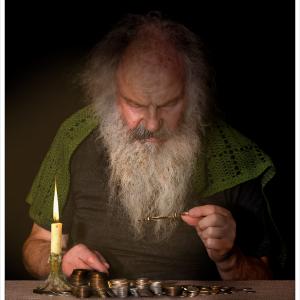 The old miser by Roy Fidler